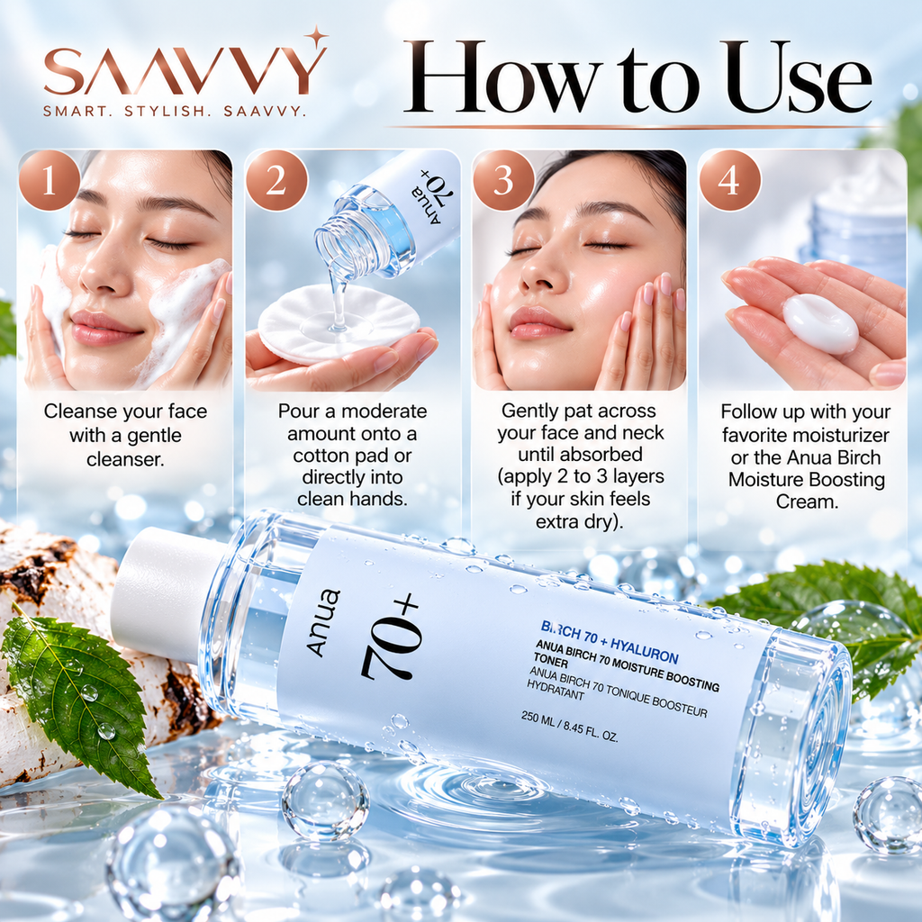 Anua Birch 70 Moisture Boosting Toner (250ml) - SAAVVY