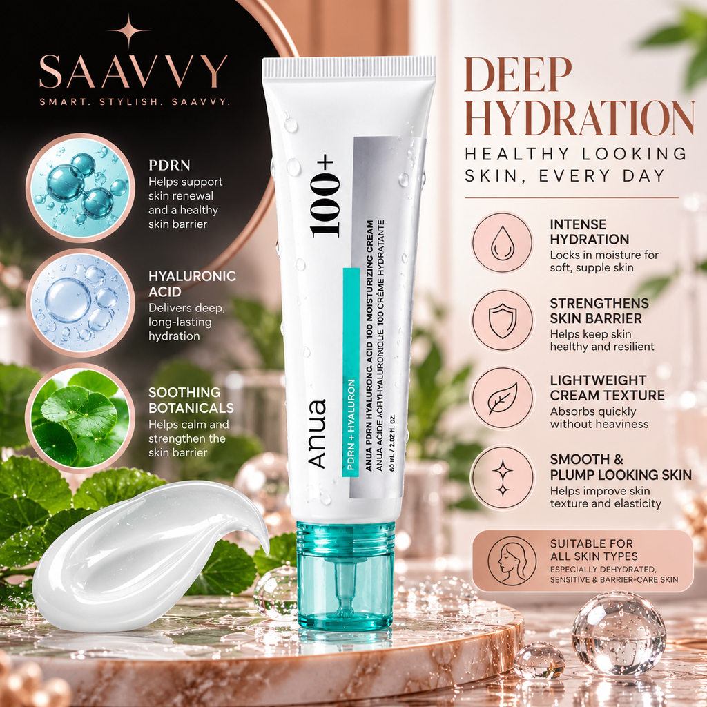 Anua PDRN Hyaluronic Acid 100 Cream (60ml) - SAAVVY