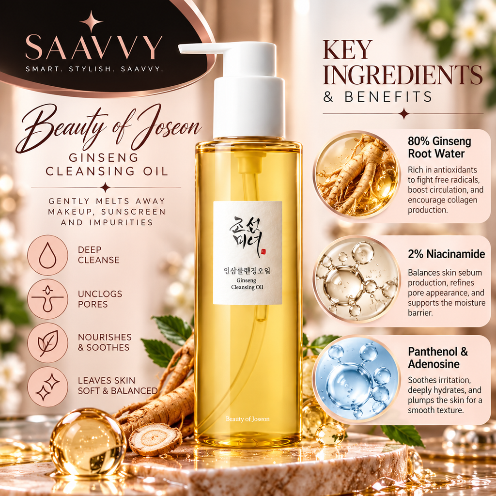 Beauty of Joseon Ginseng Cleansing Oil (210ml) - SAAVVY