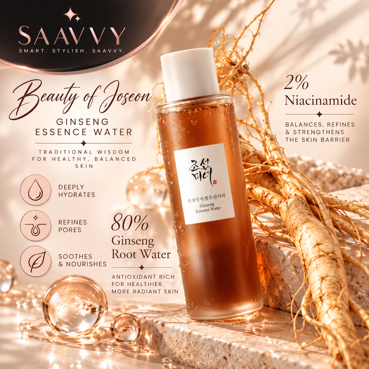 Beauty of Joseon Ginseng Cleansing Oil (210ml) - SAAVVY