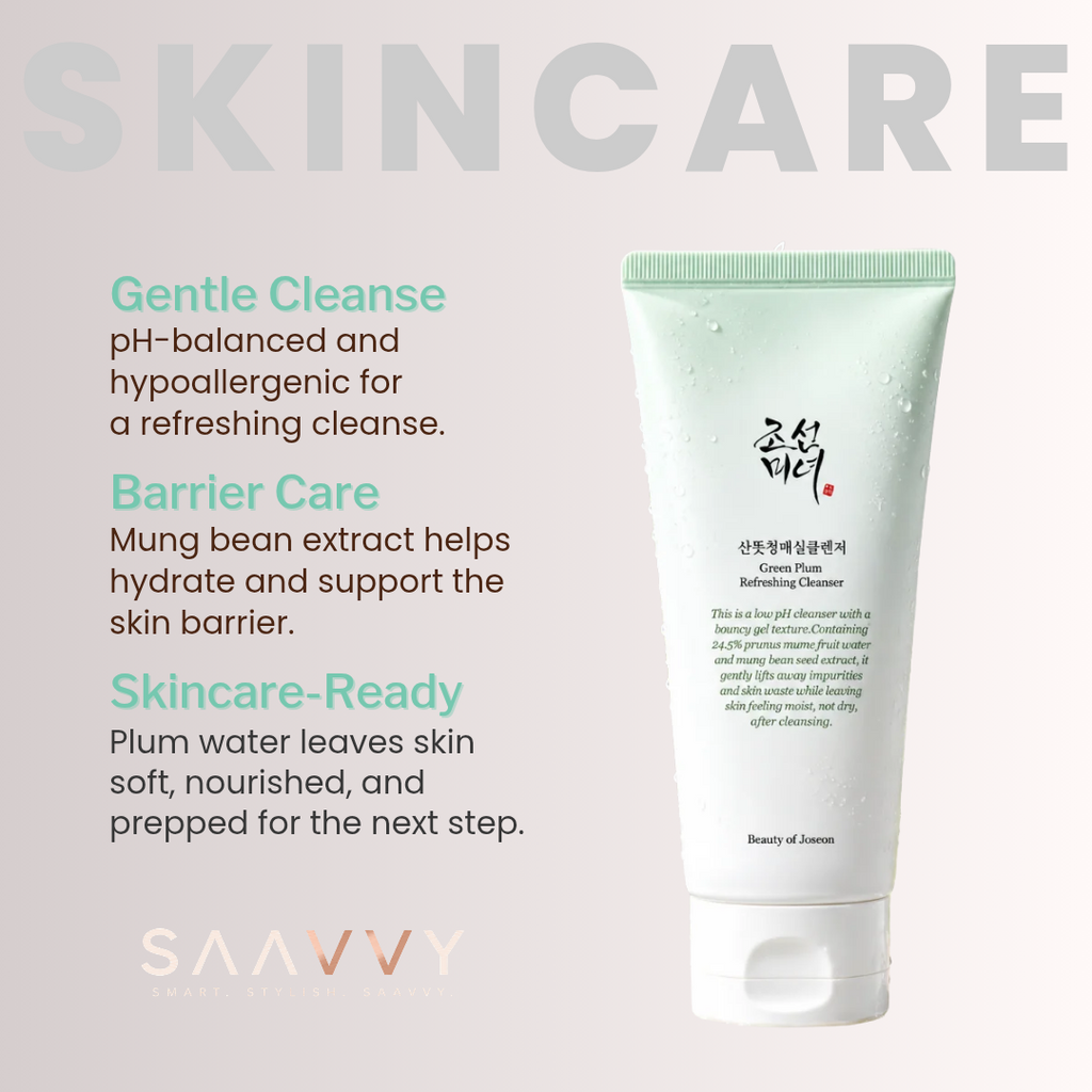 Beauty of Joseon Green Plum Cleanser - SAAVVY