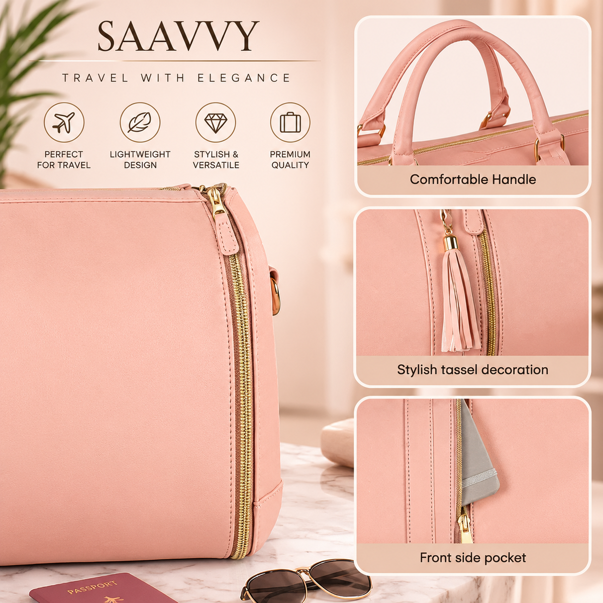 Convertible Garment Travel Bag | SAAVVY - SAAVVY
