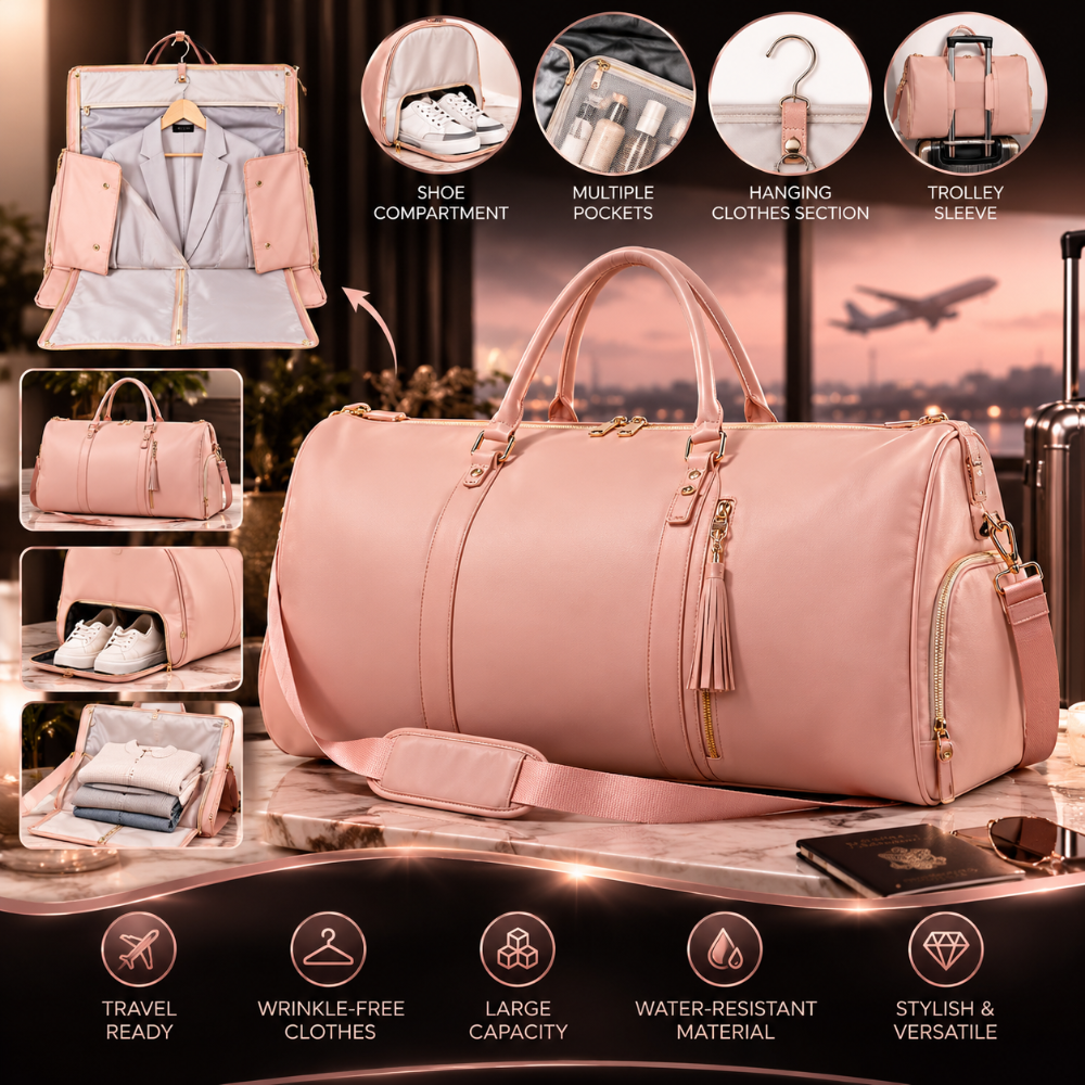 Convertible Garment Travel Bag | SAAVVY - SAAVVY