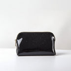 Leather Cosmetic Bag with Mirror - SAAVVY
