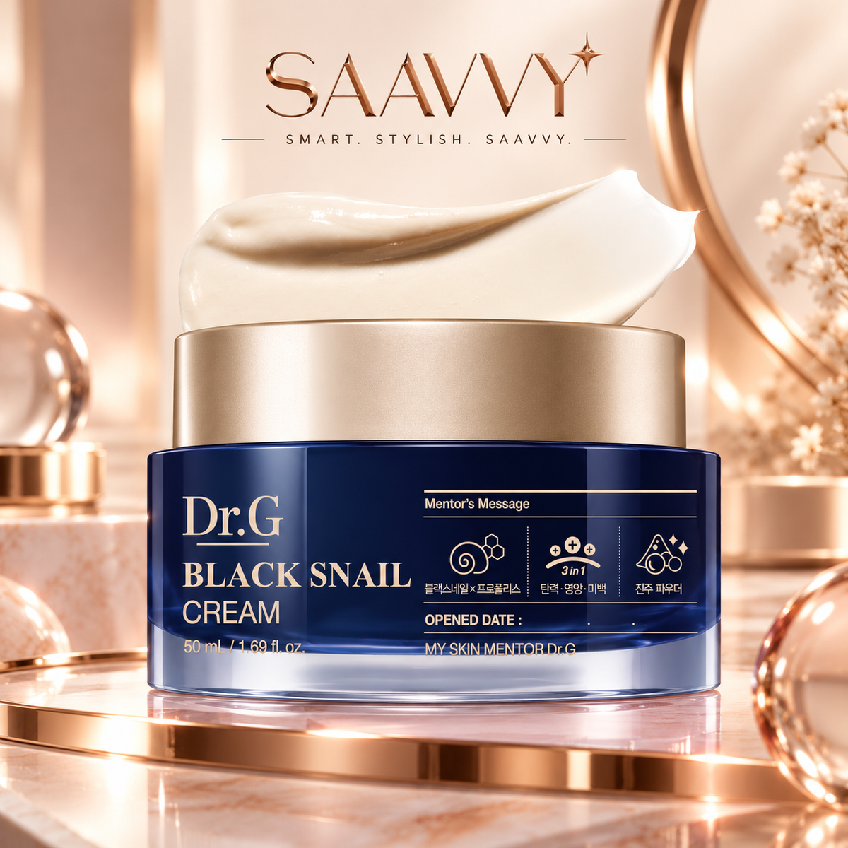 Dr.G Black Snail Cream (50ml) - SAAVVY