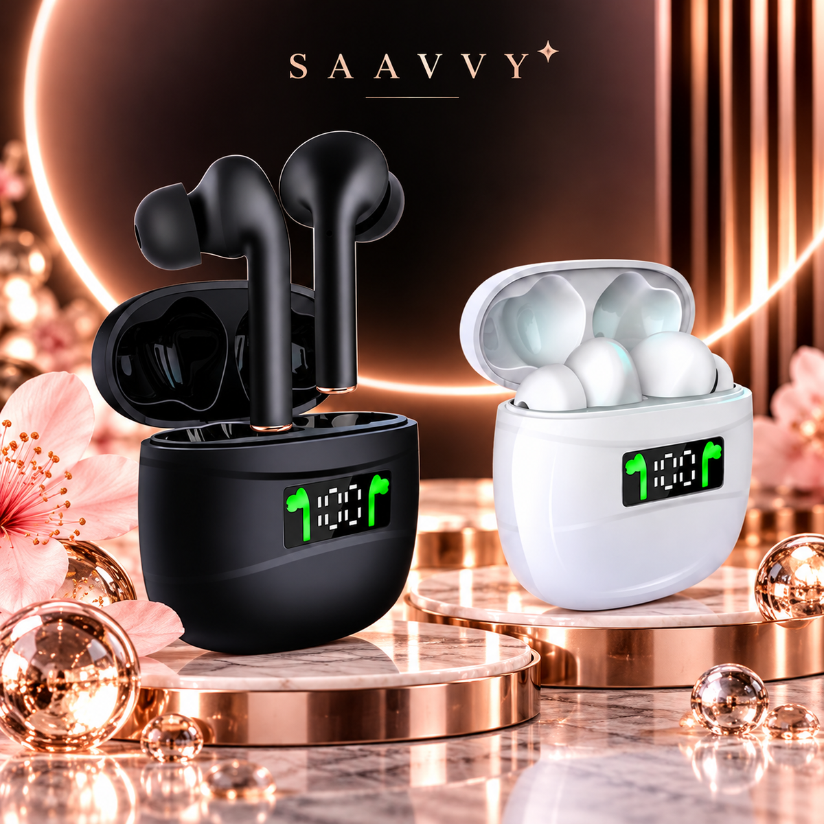 Bluetooth TWS Earbuds with Charging Case