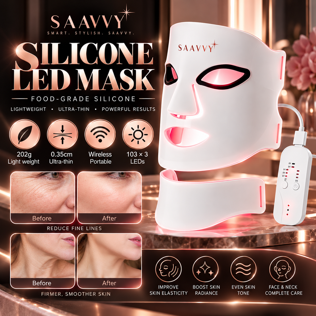 SAAVVY LED Face & Neck Mask - SAAVVY