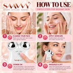 5 in 1 Microcurrent Facial Massager - SAAVVY