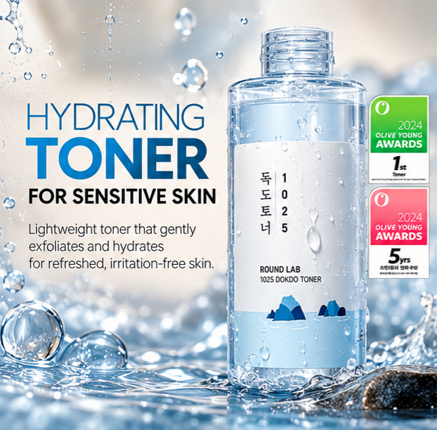 ROUND LAB 1025 Dokdo Toner (500ml) - SAAVVY