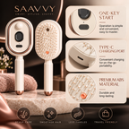 SAAVVY AirMist Scalp & Hair Brush - SAAVVY