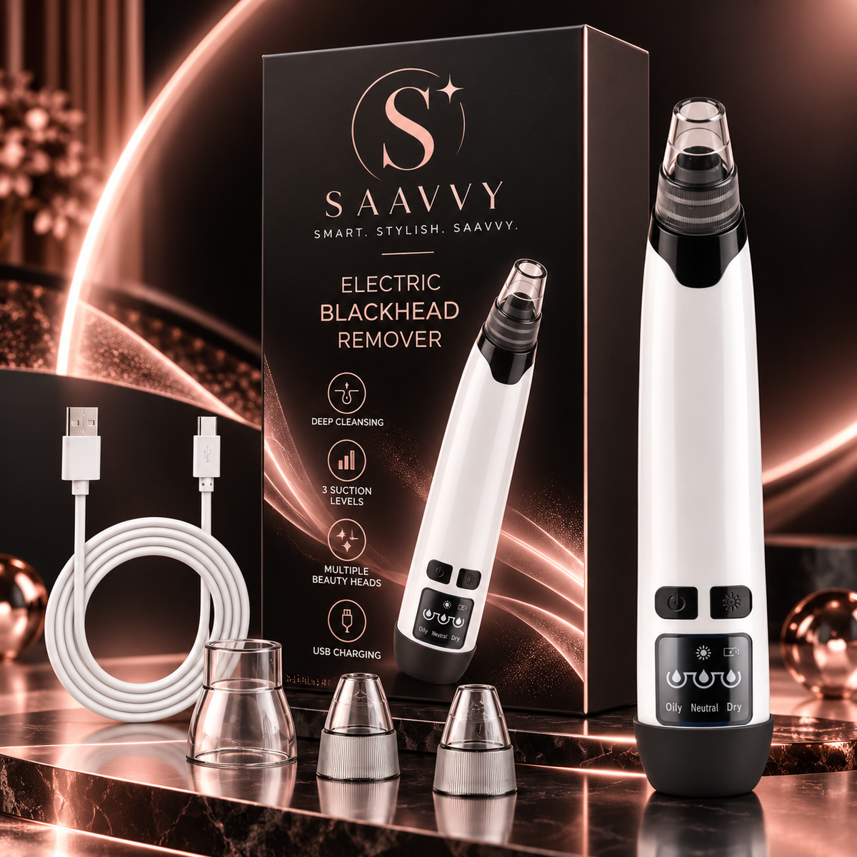 SAAVVY Blackhead Vacuum Extractor - SAAVVY
