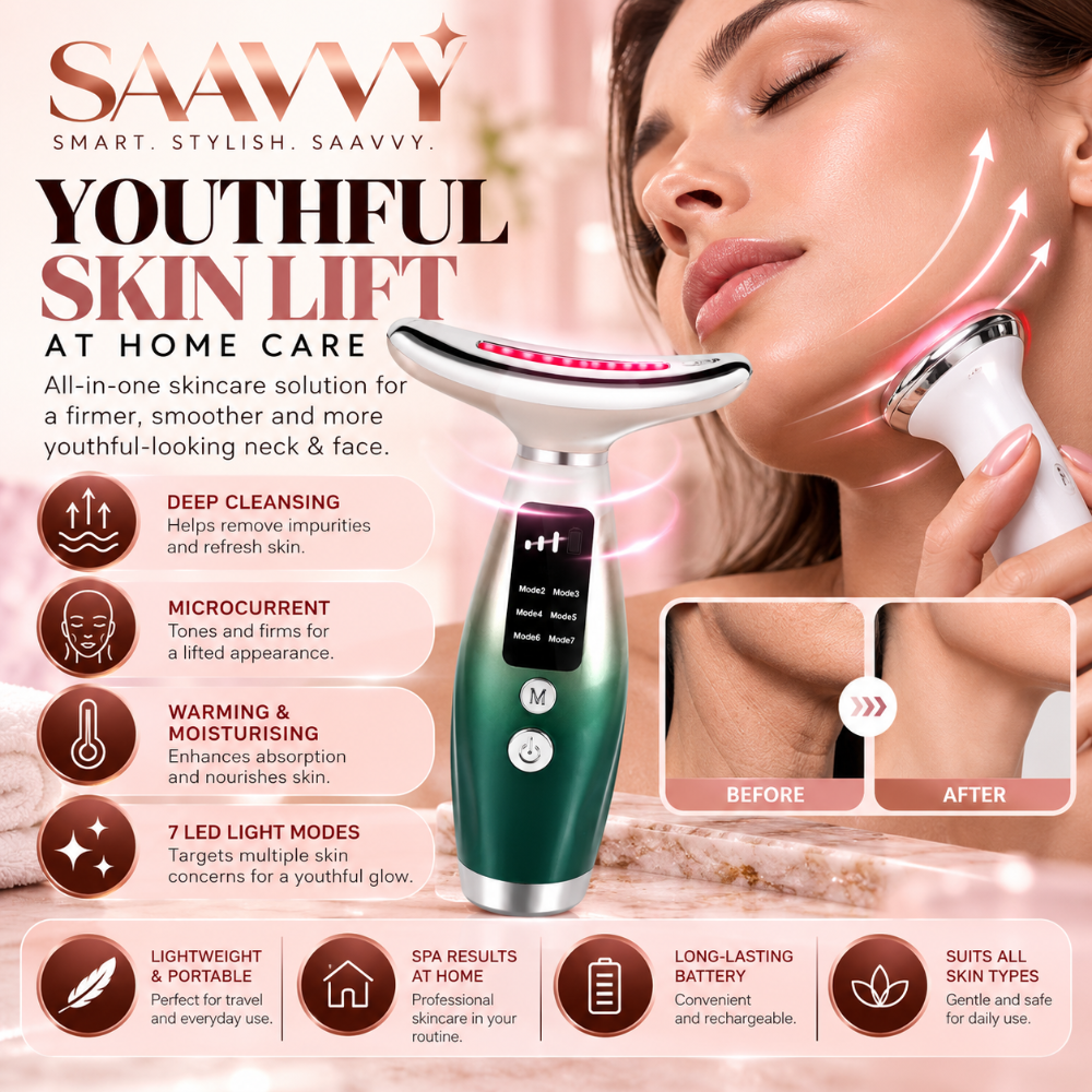 SAAVVY EMS Microcurrent Facial Device - SAAVVY