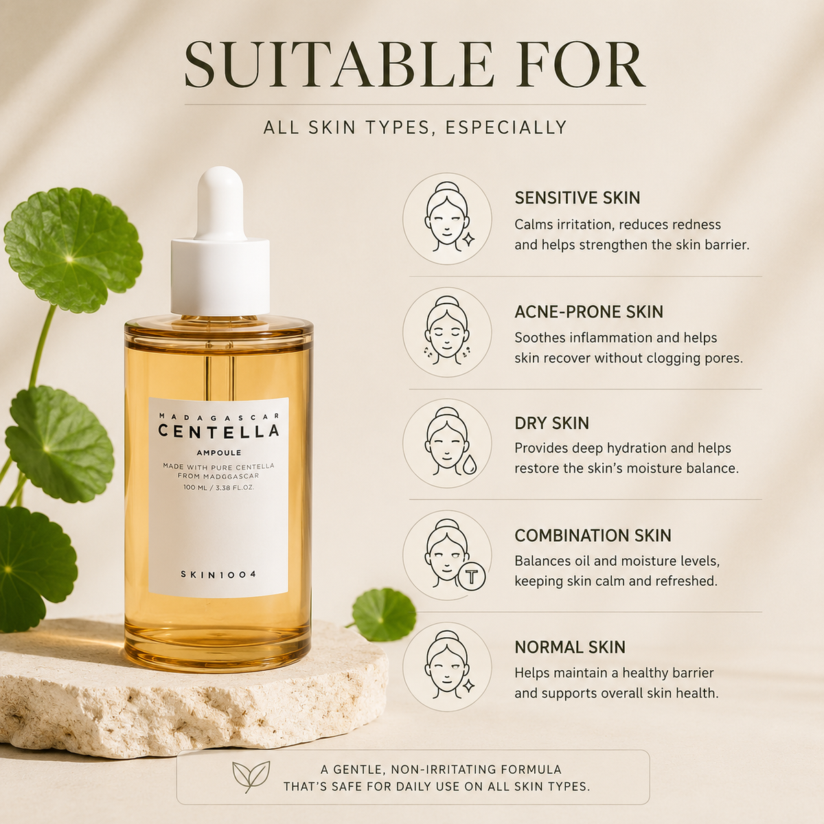 SKIN1004 Madagascar Centella Ampoule (100ml) - SAAVVY