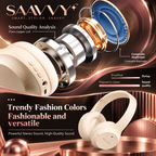 Wireless Bluetooth Headphones with Call Support - SAAVVY