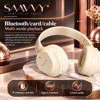 Wireless Bluetooth Headphones with Call Support - SAAVVY